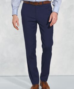 Tailored Fit Avalino Mid Blue Suit Trousers