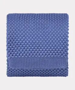 Sky Blue Knitted Tie