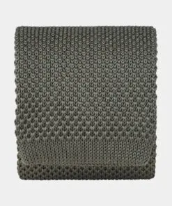 Green Knitted Tie