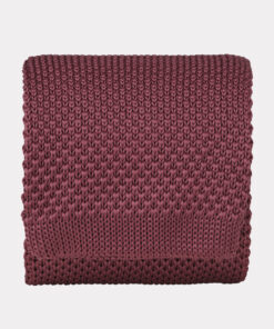 Wine Knitted Tie