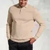Bennett Stone Pure Cotton Long Sleeve Polo Shirt