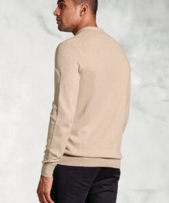Alternative view of Bennett Stone Pure Cotton Long Sleeve Polo Shirt