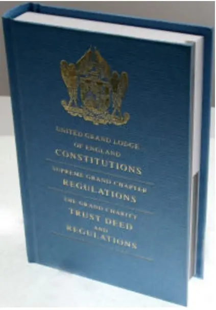 Craft Book of Constitutions United Grand Lodge of England