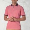 Bowrey Pure Cotton Rose Melange Pique Polo Shirt