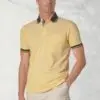 Bowrey Pure Cotton Lemon Melange Pique Polo Shirt