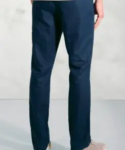Alternative view of Regular Fit Caine Blue Linen Cotton Trousers