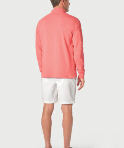 Alternative view of Cash Pure Cotton Coral Zip Neck Sweatshirt
