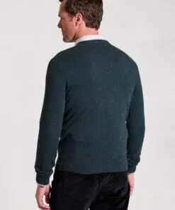 Alternative view of Petrol Cashmere Crew Neck Jumper