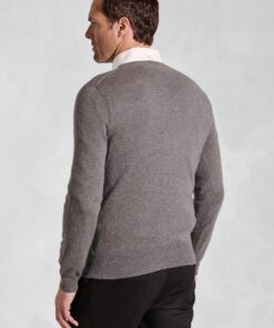Alternative view of Taupe Cashmere Crew Neck Jumper