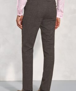 Alternative view of Tailored Fit Cassino Grey Check Washable Suit Trouser