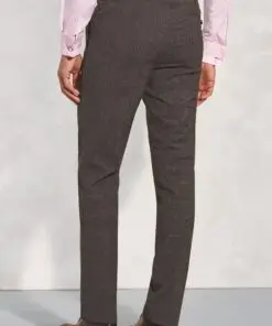 Alternative view of Tailored Fit Cassino Grey Check Washable Suit Trouser