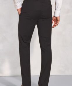 Alternative view of Tailored Fit Cassino Charcoal Washable Suit Trousers