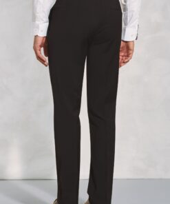 Alternative view of Tailored Fit Cassino Black Washable Suit Trousers