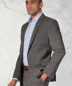 Tailored Fit Cassino Grey Washable Suit Jacket