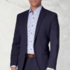 Tailored Fit Cassino Mid Blue Washable Suit Jacket