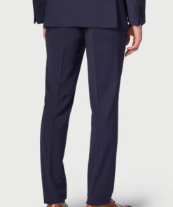 Alternative view of Tailored Fit Cassino Mid Blue Washable Suit Trousers