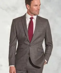 Tailored Fit Clifford Grey Donegal Wool Suit Jacket