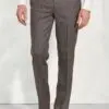 Tailored Fit Clifford Grey Donegal Wool Suit Trouser