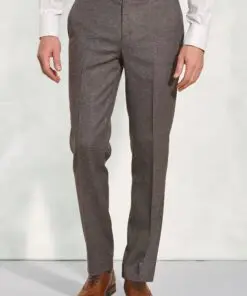 Tailored Fit Clifford Grey Donegal Wool Suit Trouser