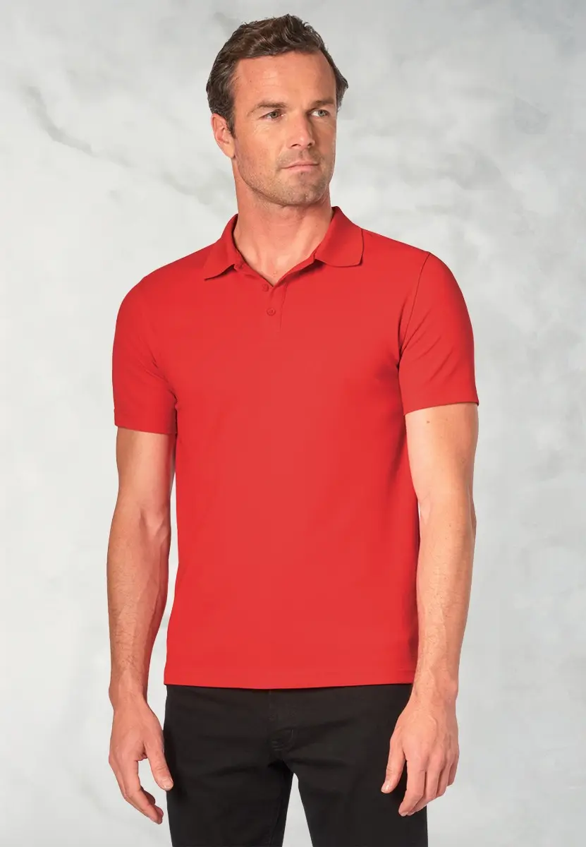 Columbia Red Polo Shirt