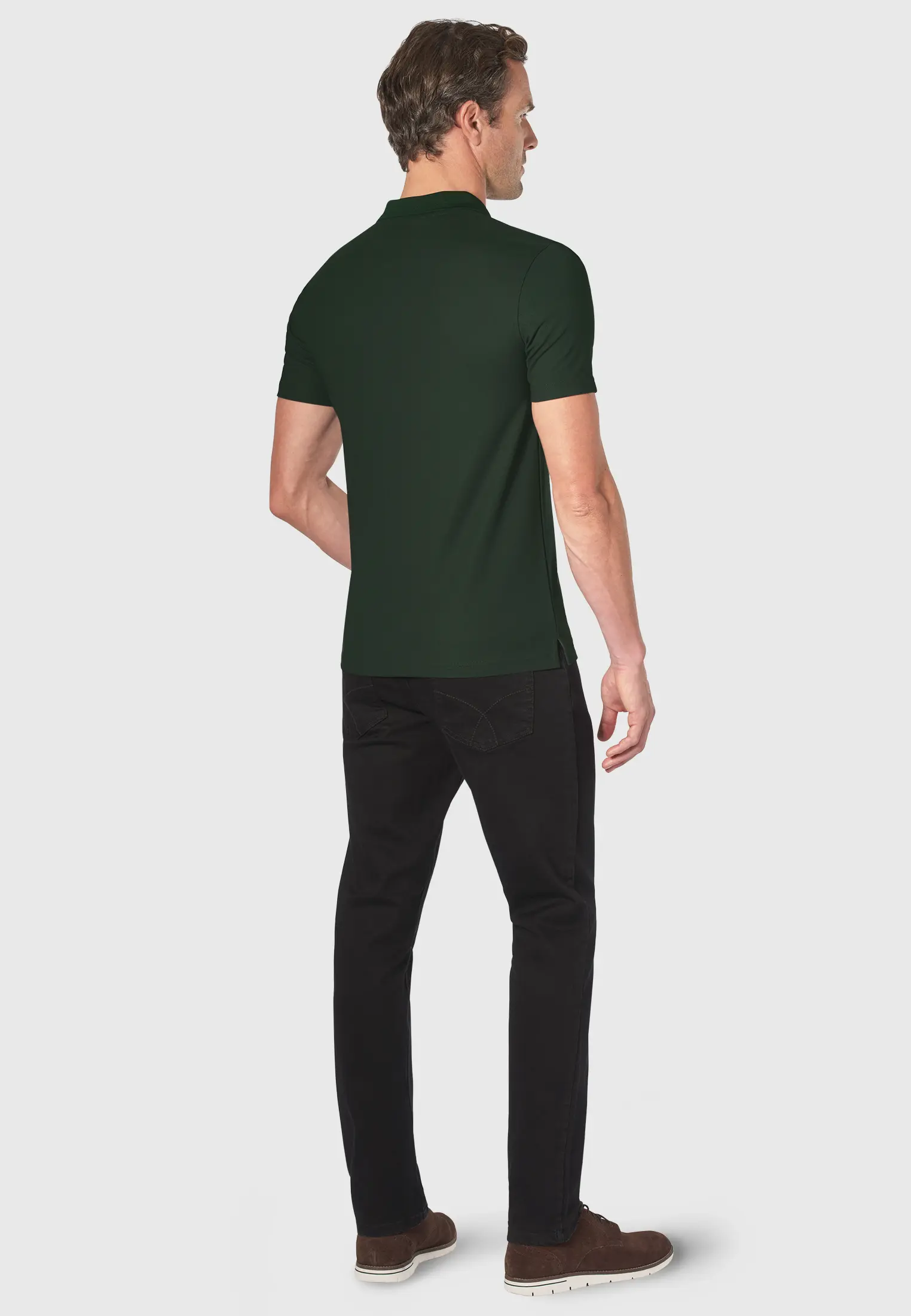 Columbia Bottle Green Polo Shirt - Image 2