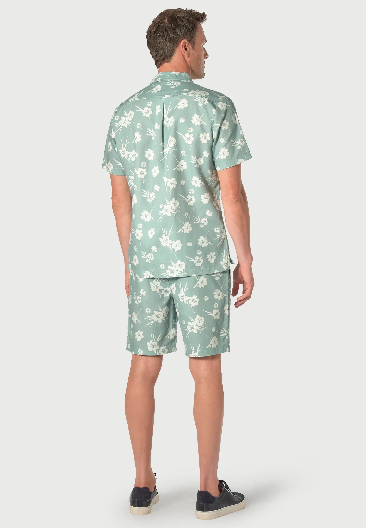 Connors Seagrass Cotton Linen Floral Shirt - Image 2