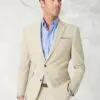Tailored Fit Constable Natural Linen Blend Suit Jacket