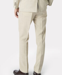 Alternative view of Tailored Fit Constable Natural Linen Blend Suit Trouser
