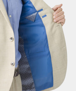 Alternative view of Tailored Fit Constable Natural Linen Blend Suit Jacket