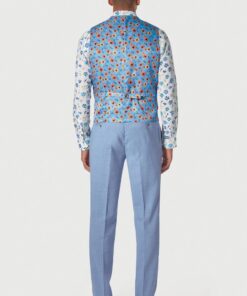 Alternative view of Tailored Fit Constable Sky Blue Suit Waistcoat