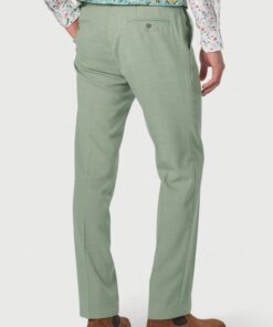 Alternative view of Tailored Fit Constable Sage Linen Blend Suit Trouser