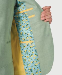 Alternative view of Tailored Fit Constable Sage Linen Blend Suit Jacket