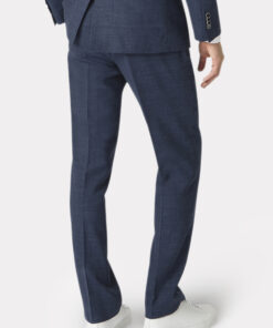 Alternative view of Tailored Fit Constable Navy Linen Blend Suit Trouser