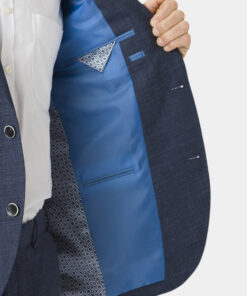 Alternative view of Tailored Fit Constable Navy Linen Blend Suit Jacket