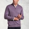 Copenhagen Lavender Cotton Merino Zip Neck Jumper