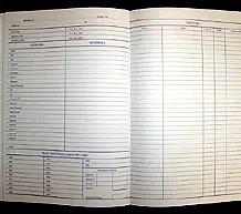 Craft Provincial Attendance Book +ACoAKg- Out of Stock+ACoAKg-