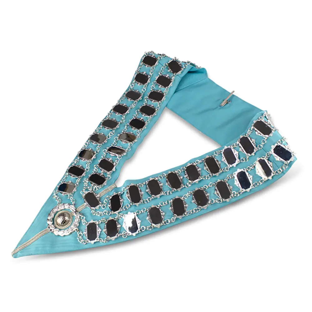 Craft Chain Collar  Silverplated & Mounted - Double Row