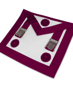 Craft Provincial Stewards - Lambskin - Apron With Rosettes (no Badge)