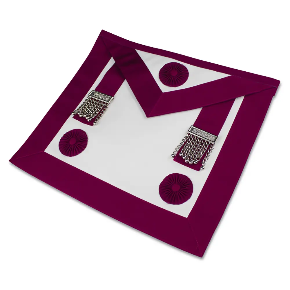 Craft Provincial Stewards - Lambskin - Apron With Rosettes (no Badge)