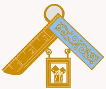 Craft Square & Problem Only (enamelled) For Pm Breast Jewel