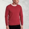 Devon Claret Cotton Merino Crew Neck Jumper