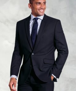 Tailored Fit Dijon Navy Suit Jacket