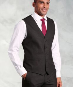 Tailored Fit Charcoal Waistcoat