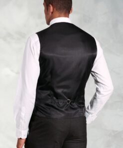 Alternative view of Tailored Fit Charcoal Waistcoat