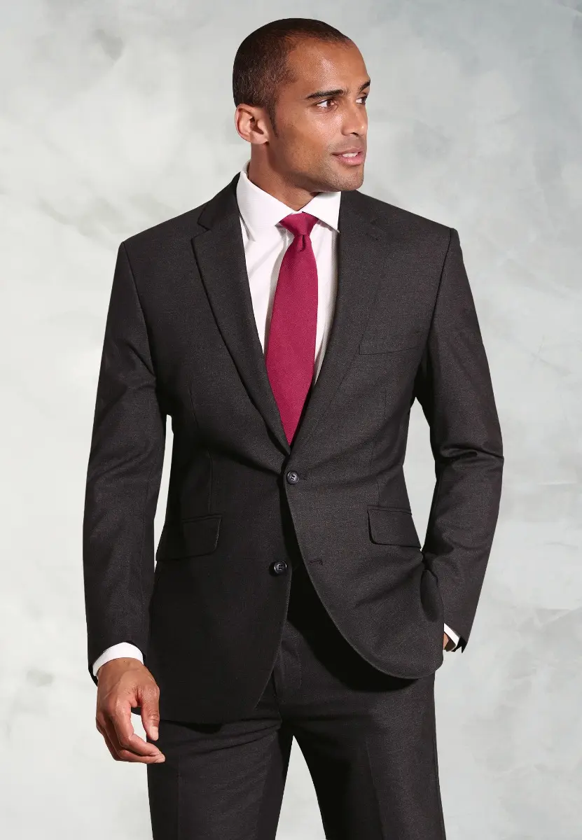 Tailored Fit Dijon Charcoal Suit Jacket