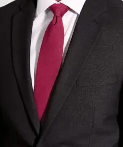 Alternative view of Tailored Fit Dijon Charcoal Suit Jacket