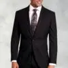 Tailored Fit Dijon Black Suit Jacket