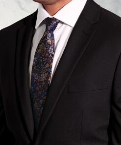 Alternative view of Tailored Fit Dijon Black Suit Jacket