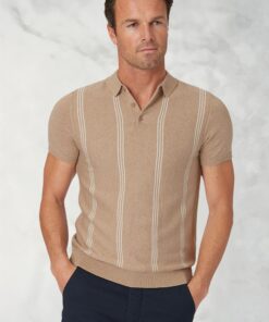 Duke Sand Merino Wool Polo Shirt