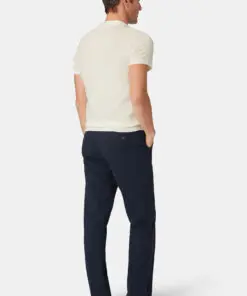 Alternative view of Duke Ivory Merino Wool Polo Shirt